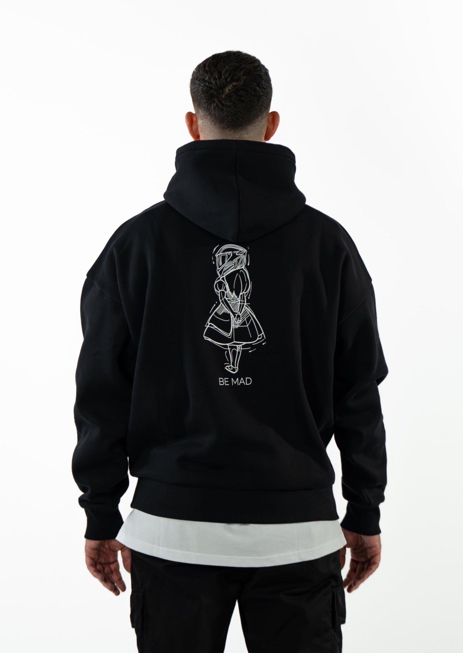 Patments Pàtments Hoodies Hoodie Freundin herren damen unisex bedrucken druck kaufen Mode dr.patma drpatma Alice wonderland black schwarz weiß Köln instagram online-shop patma oversized model motorcycle Motorrad leftlane grenzgaenger